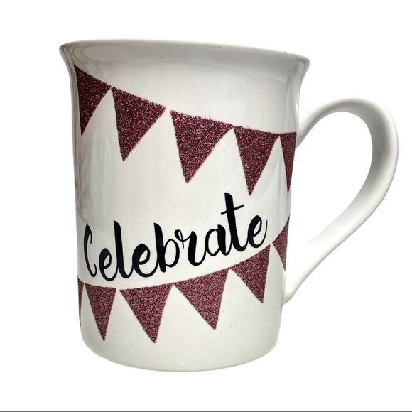 Enesco Celebrate/Glitter Is My Favorite Color Ceramic Our Name Is Mud Mug - Picture 7 of 16